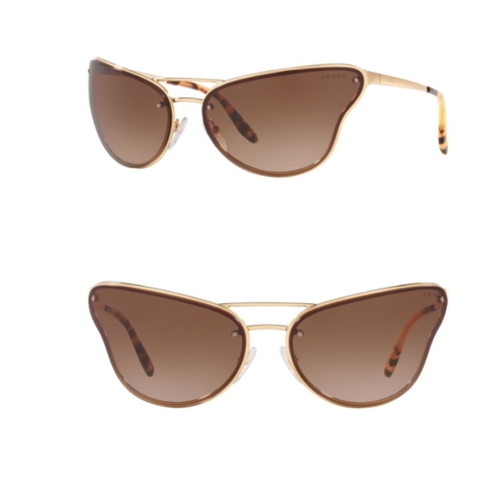 Prada Catwalk Sunglasses PR74VS Luxury Cat Eye Butterfly Designer (101)